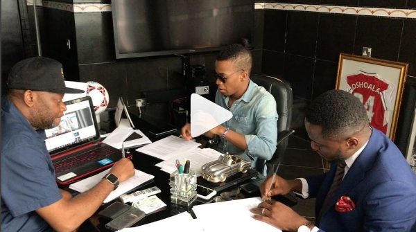 PHOTOS: Tekno Signs Sony Deal